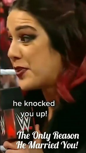The Only Reason He Married You!! #wwe #wweuniverse #beckylynch #bayley