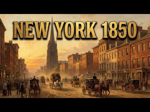 A Tour of New York in the 1850s (AI Reconstruction)