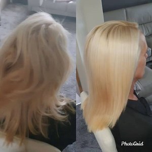 We did Force Repair treatment for damaged , dry hair. Immediate action treatment recovery for extremely damaged hair due to chemical processes. Suitable for porous,brittle, opaque hair with divide ends and fzizz. The powerful capillary S.O.S recovery treatment restores mass and body to capillary lost due to aggressive chemical processes, restores moisturizing and shining.Aligns hair cuticle retaining the hair treatment. While reduces frizz and volume simultaneously.💚💚 | Organic Hair Therapies