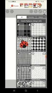 How to make checkered pattern in Ibis Paint X