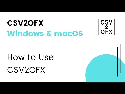 Convert CSV to OFX