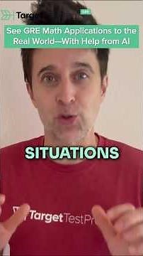 See GRE Math Applications to the Real World—With Help from AI 🤖 | #GRE | #Shorts