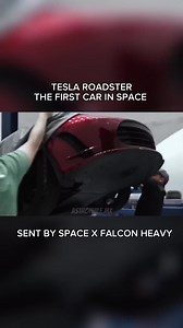 34K views · 381 reactions | The first car in space! Elon Musk's "Tesla Roadster". Driven by StarMan  #fyp #astronomy #spacex | Astrophile | Facebook