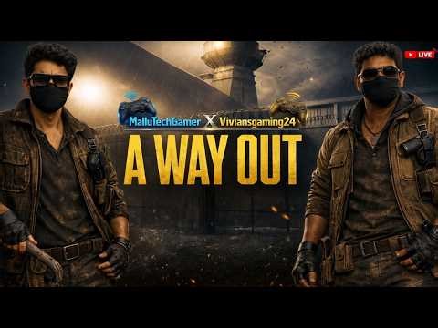 A Way Out Co-op LIVE | Escaping Prison with @viviansgaming24 | Malayalam