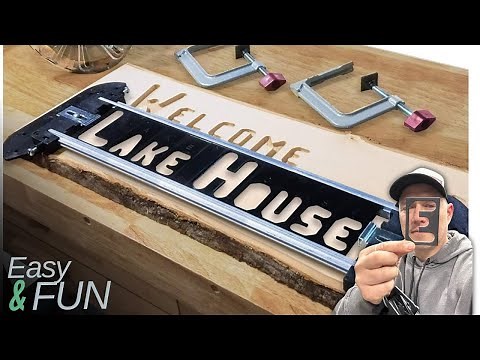 Simple Sign Making with Milescraft SignPro 1212 kit—Signmaking Full Tutorial and How-To.