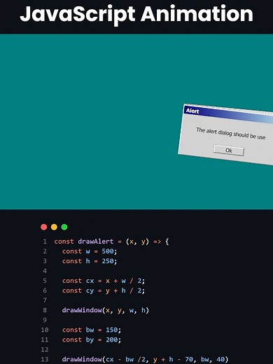 Create Alert Message Animation with JavaScript