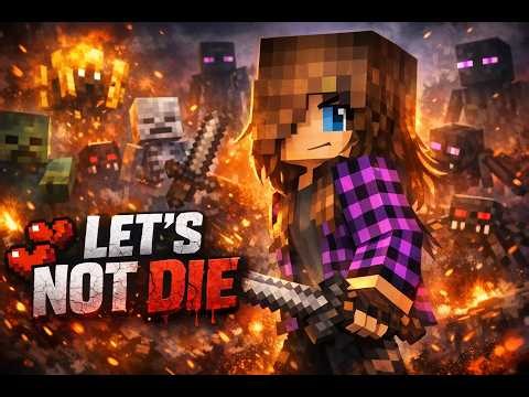 💜⚔️💀 Hardcore Sunday! Minecraft Day 100 — The World Wants Me Gone, Yet I Endure 💀⚔️💜 Stream 3