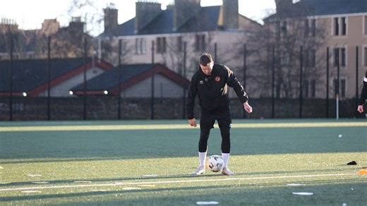 The ultimate test of ball control 🏗️🍿 🤝 #DUFC welcome official club partners, Your Equipment Solutions, to Foundation Park as as three of our first-team stars take on their 'Beat The Trap' challenge! | Dundee United Football Club