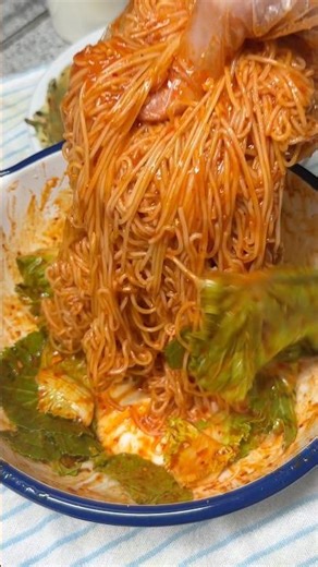 봄동비빔국수 레시피 | 미나리전까지 완벽한 봄 메뉴