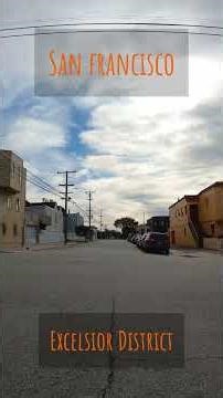 San Francisco: Come Along For a Drive Through Excelsior 4K Drive | Stunning Drives #excelsior #415