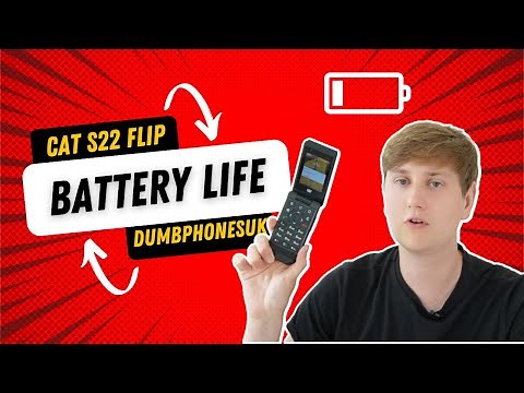 "The Battery Life Is Fine" Battery Life Test || CAT S22 Flip Dumbphone