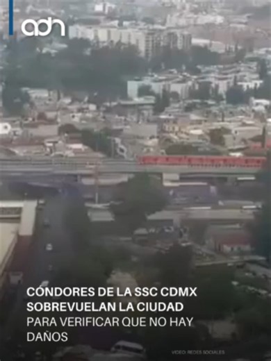 Helicópteros de la policía de la CDMX sobrevuelan la ciudad esta tarde para veficar que no hay daños de consideración tras el sismo de magnitud 5.2 que se registró en Guerrero. #sismo #Temblor #México #CDMX