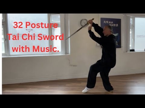 32 Sword Form With Music. Front and Back Views