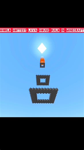 I Built a Secret Lava House in Minecraft! 😱🔥#minecraft #viral #gaming #shorts !!