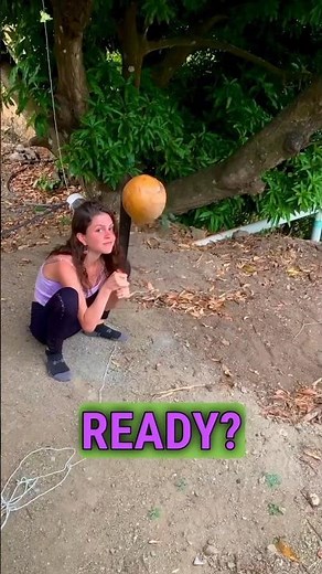 First time busting a nut 🥥