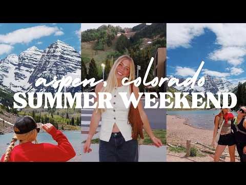 Almost Summer in Aspen 🏔️🌸 Maroon Bells, Hiking & an Exclusive Restaurant Opening