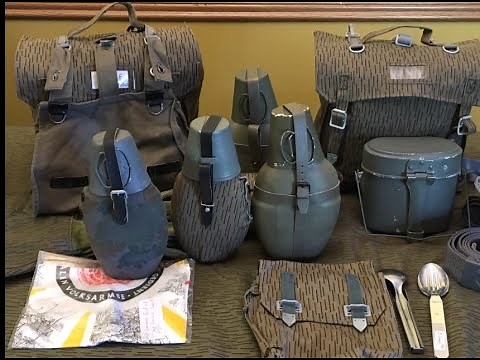 Three East German Army NVA Canteens