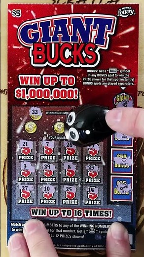 🤩 NEW $5 GIANT BUCKS! Could This Be the WIN ALL Ticket? 💰 #shorts