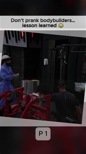 Don't prank bodybuilders... lesson learned😂 #prank #funny #gymprank #anatoly #vladimirshmondenko