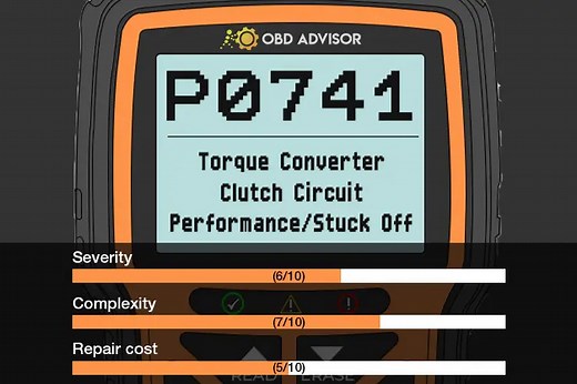 P0741: Torque Converter Clutch Circuit Performance/Stuck Off - OBD ADVISOR