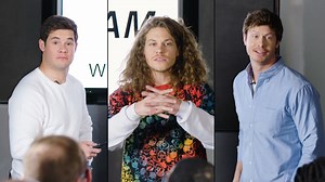 Adam Devine, Blake Anderson & Anders Holm Improvise a PowerPoint Presentation