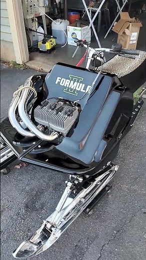 1973 Arctic Cat Formula 2 with mod kit top end walk-around.