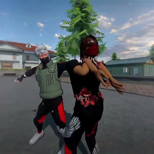 Free Fire Anime Fight Scene 😱 3D Action Gameplay