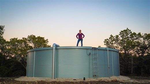 Install a rainwater collection system for gardens