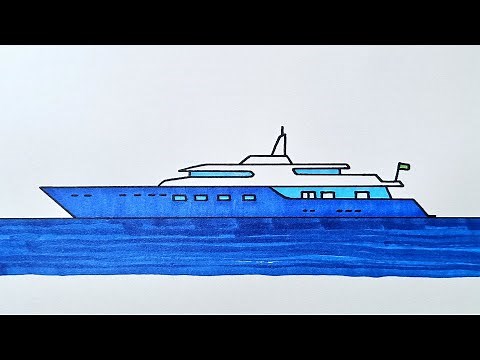 How to Draw a Yacht | Step by Step