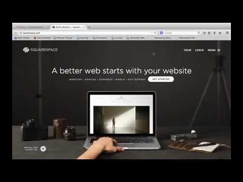 How to set up a Squarespace account
