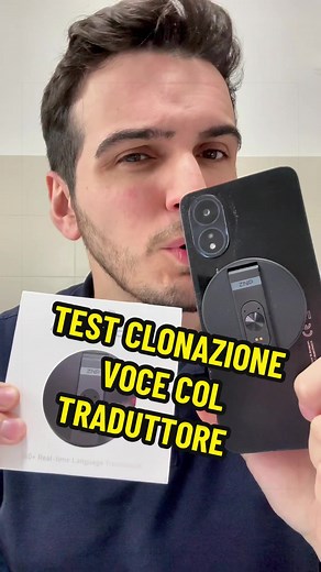 Clona voce con traduttore in tempo reale