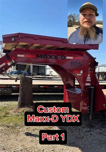 The Custom MAXX-D YDX You Do Not Want to Miss! This Ford Red came out badass! Need a custom trailer or any flatbeds? Give us a call 👇 Wills Point: 430-340-0307 | West: 430-562-9724 #maxxd #flatbed #custommade #badass #MadeInUSA