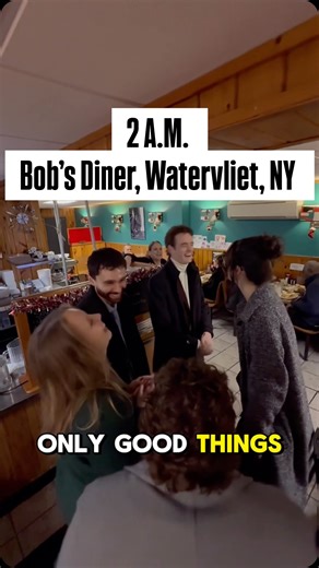 Pat Fleming | 2 a.m. at Bob’s Diner in Watervliet, NY ☕️ New Year’s night with Jack from Two Buttons Deep. Starting the year the only way that makes... | Instagram