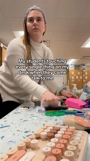 #TeachersofFB have your students done this to you in the classroom 😂 We love hearing about your classroom experiences! 🧡 [📹: @‌mshoofs_kinders on IG] | Prodigy Education
