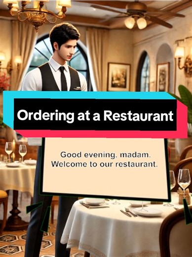 Ordering at a Restaurant: Practice English Conversations