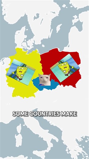 Countries That Make ZERO Sense on the Map 🗺️ #geography #maptok #didyouknow #historytok #mindblown