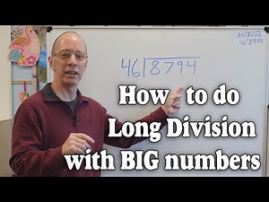 HOW TO DIVIDE USING LONG DIVISION | GRADE 4-5 MATHS