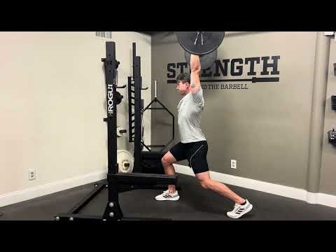 Split stance press