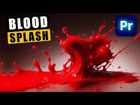 BLOOD SPLASH EFFECT With Adobe Premiere Pro