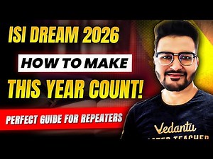 ISI Dream 2026: How to Make This Year Count! | Perfect Guide for Repeaters | Rajit Sir | VOS