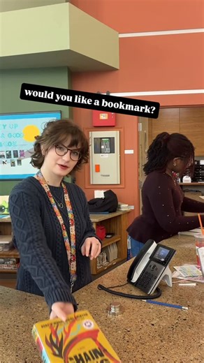 Albany Public Library | Always take the bookmark | Instagram