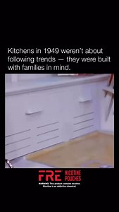 Kitchens were once built with purpose, not polish. They weren’t shaped by trends or aesthetics, but engineered to work—every drawer, hook, and shelf serving a clear function. This 1949 kitchen wasn’t minimalist; it was deliberately practical. Tile countertops simplified cleaning. Deep cabinets housed built-in flour bins. Metal drawers were lined with wax paper. A fold-out ironing board tucked beside the stove, and a dedicated phone space reinforced the kitchen as the home’s control center. Long 