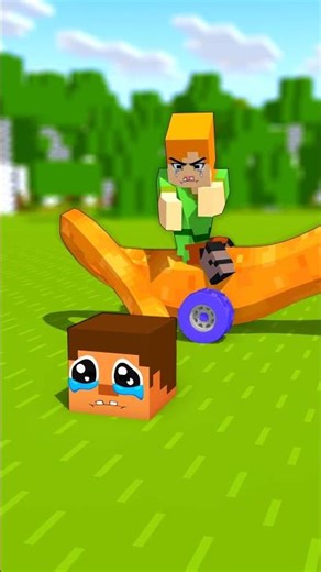 Evil Alex destroys the Villager's house | Minecraft Animation #shorts