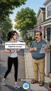 🚶 English Dialogue – Morning Walk and Concern for Elderly Neighbor