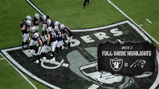 Full Game Highlights: Raiders vs. Panthers - Week 3