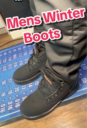 The perfect pair of men’s winter boots 🥾 super warm, comfy and sturdy #mensboots #mensfashion #menscasualboots #winterboots #tiktokmademebuyit