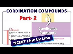 Coordination Compounds Class 12 | Important Terms and Definition | Part 2 | #class12NCERTchemistry