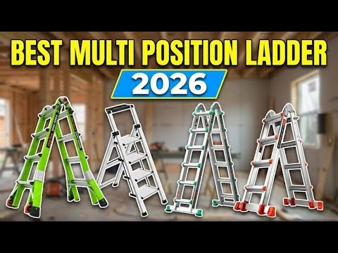The Best Multi Position Ladders 2026 | Aluminum & Fiberglass Options