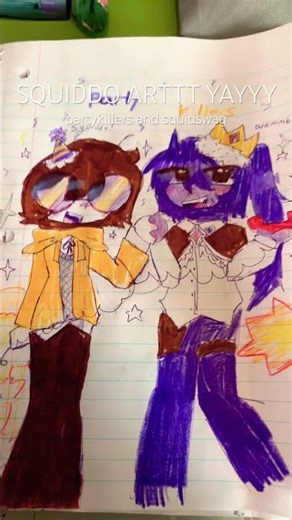 some squiddo art i made in school :3 #minecraft #silly #squiddo #art #squidswag