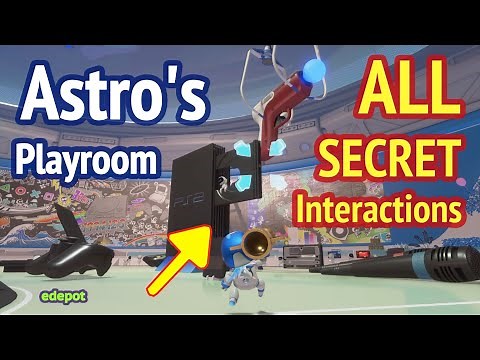 All Secret Interactions in Astro's Playroom for PS5: All Artifacts and All Wall Puzzle Pieces (100%)